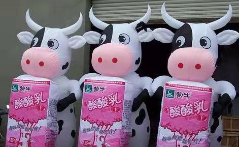 东方牛奶包装广告气模